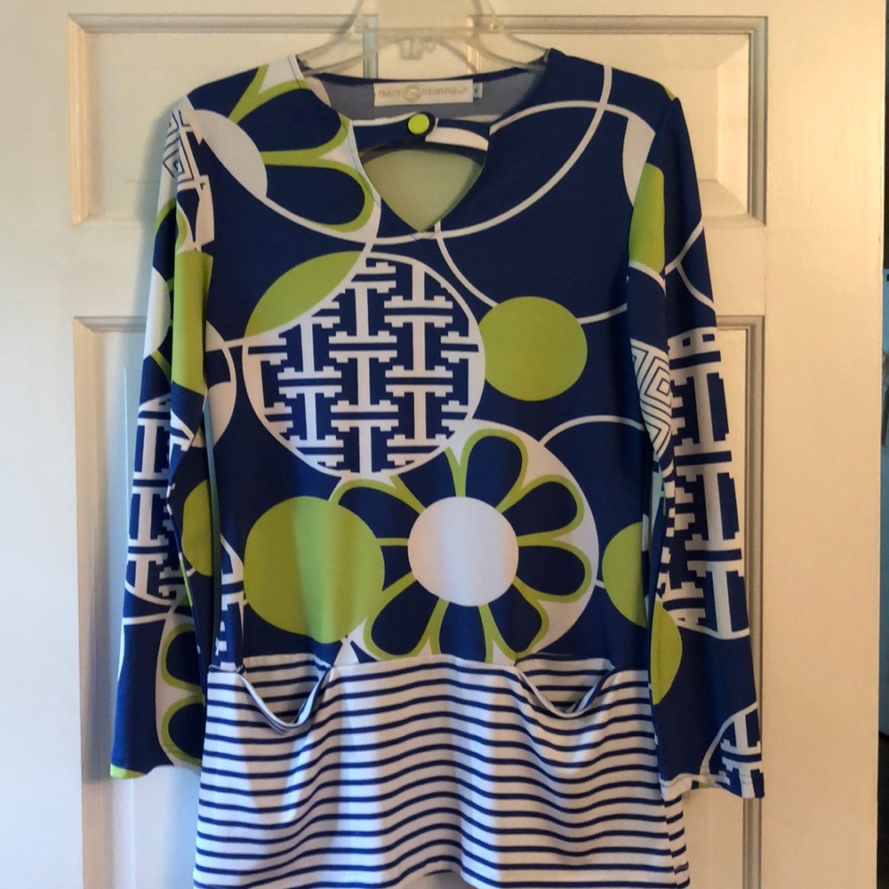 Long sleeve Tracy Negoshian Tunic. Worn twice.